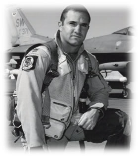 Lt. Col. Waldo Waldman as a USAF fighter pilot