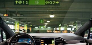 The Coolest Car Technology in Our Future inside of autonomous car looking at dashboard and windshield