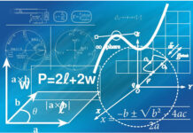 picture of equations, math, geometry, physics
