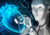 5 Frontier Technologies to Improve Health in Emerging Economies AI robot with stethoscope listening to a digital heart