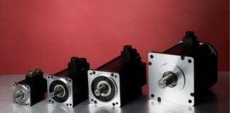 Stepper or Servo Motor: Which Should It Be? four stepper motors of varying sizes lined up in a row