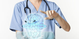 10 Reasons Why Asia is Powering Digital Health Acceleration doctor using transparent tablet with hologram digital health technology