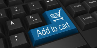 How to Turn Casual Shoppers into Lifelong Customers black pc keyboard with a blue Add to Cart button for lifelong customers
