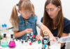 Transforming Barbie Models into Real Women in STEM Careers woman and girl working and learning STEM career