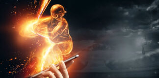 Passionate Collectors Remain Loyal to Traditional Sports Trading Cards digital baseball player trading card coming out of smart phone