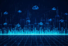 Leverage the Power of Your Data Lake digital representation of a data lake with depictions of the cloud