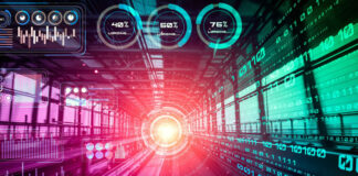 The Real Impact and Cost of Rail Disruption digital display of cyber monitoring on railway systems