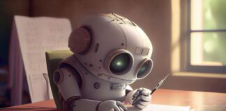 The Next ChatGPT Revolution: Intelligent Document Processing robot working on stack of papers with intelligent document processing