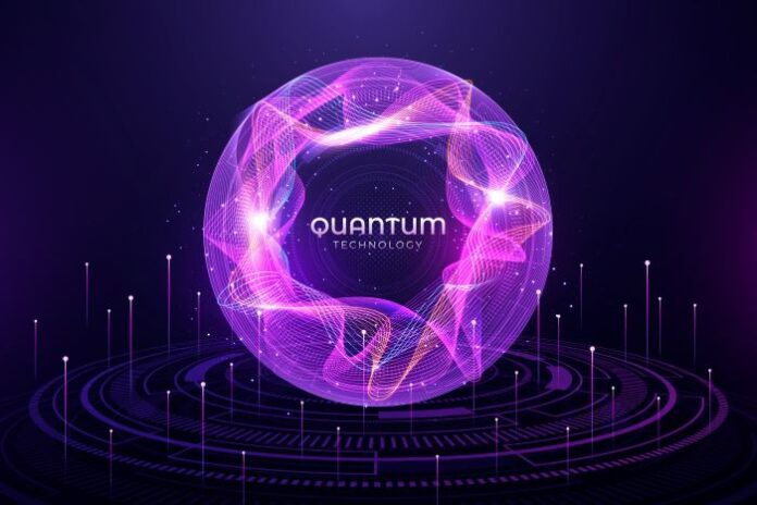 abstract and digital image displaying the impact of quantum computing