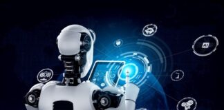 AI and Automation: Solving Pain Points in AP/AR robot using a tablet to process work using AI and automation