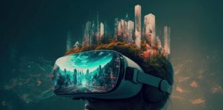 How GPT-4 Will Change Business Forever woman wearing a VR headset displaying how GPT-4 will change business forever