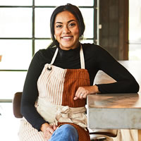 Headshot of Founder and Chef Swetha Newcomb