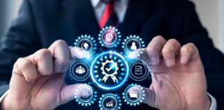 10 Business Process Management Software Solutions for Your Business businessman using virtual software to manage Process Management Software Solutions