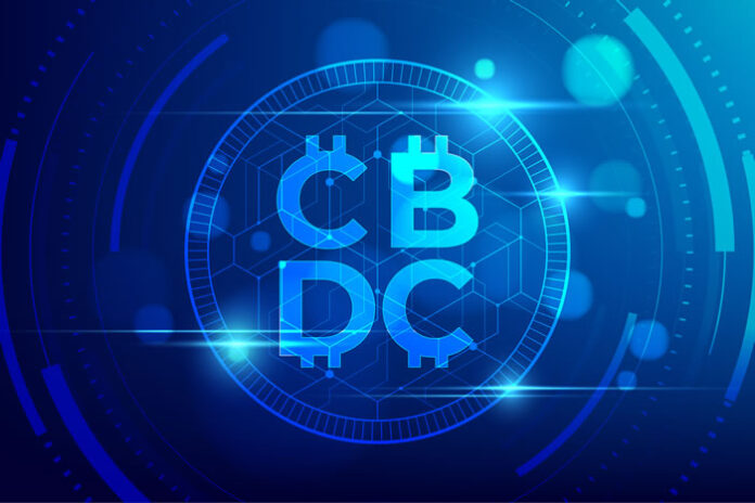 digital representation of a digital Central Bank Digital Currency (CBDC)