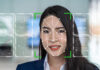 Say Goodbye to School Threats: Embrace Face Recognition Services woman's face being detected by Face recognition services