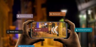 How Augmented Reality is Revolutionizing the Marketing Landscape woman holding a smartphone using augmented reality and revolutionizing the Marketing Landscape