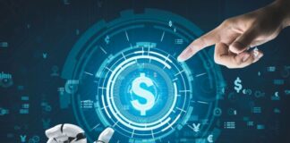 AI Revolution At The Bottom Of The Pyramid human and robot hands reaching out to each other in an AI revolution