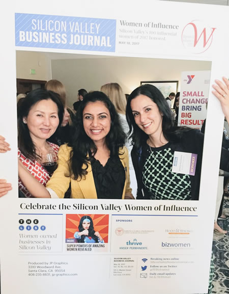 Surbhi Gupta smiling for Silicon Valley Business Journal