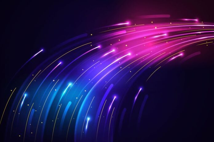 colorful fiber optic lights overcoming latency in the digital workforce