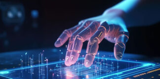 3 Essential Tips for Achieving Digital Transformation Success AI robot hand working on digital device to achieving Digital Transformation