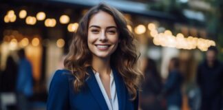 Why People Buy From People and Not Companies smiling business woman and why people buy from people and not companies