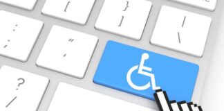 The Destructive Impact of Inaccessibility a mouse pointer over an accessibility button on a keyboard displaying the destructive impact of inaccessibility.