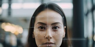 Top Face Datasets to Kick Start Your Face Recognition Project computer mapping face of woman using AI in face recognition