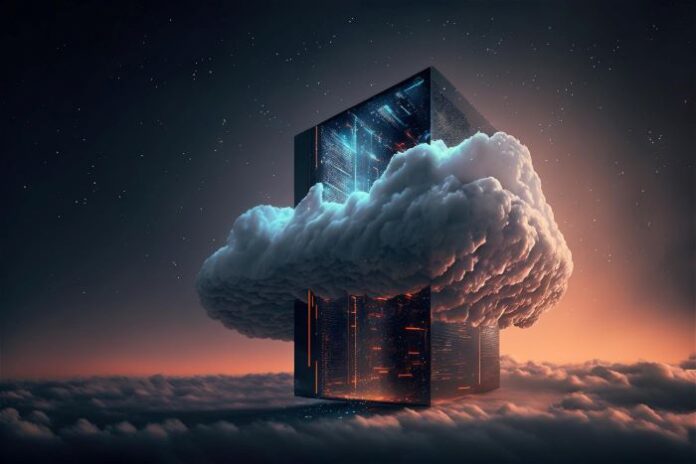 clouds surrounding a server in the sky with AWS Serverless Pricing