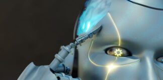 Balancing the Duality of AI a bio humanoid robot thinking about the duality of AI
