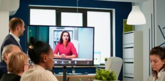 Amplifying Your Brand with the Strategic Use of Webinars an executive amplifying her brand through executive webinars