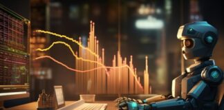 The Risk and Reward of AI on Accounting Processes and Functions AI bot working at a desk in accounting