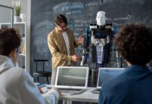 7 Essential AI Tools to Make Every Student’s Life Easier teacher in classroom teaching students with AI tools
