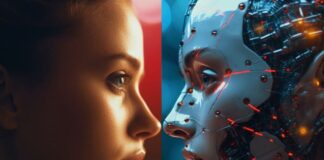 4 Ways to Mitigate the Risks Associated with Generative AI human facing a generative AI bot