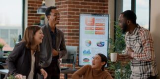 Where Can You Get Access to B2B Data for Better Business Development? Office workers reviewing B2B data for better business development