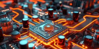 Future of Electronics: Additive Manufacturing Meets Precision Printing A closeup view of a computer processor highlighting electronics and precision printing