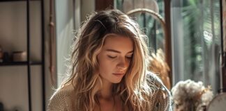 Hybrid Work: Using Tech for Smooth Office and Remote Transitions Woman on laptop at home on hybrid work model