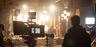 XVIF Technology: High-Quality Video with Minimal Bandwidth Man on set using big camera recording video with XVIF technology