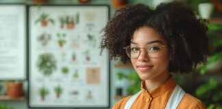 Smart Budgeting Tips for Entrepreneurs in a Tech-Driven World a woman at her store learning budgeting tips for entrepreneurs