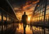 Keep Your Business Afloat by Doing Everything Properly…It’s Important A man keeping his business afloat, walking at sunset in a building