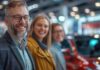 eLead CRM Leads Dealership Insight: The Strength of Customer Data eLead CRM used at dealership with three happy customers and their new car