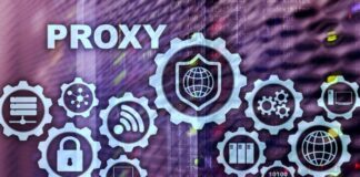 What are the Advanced Features of Web Proxy? Graphic of gears and features of web proxy