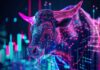 7 Common Misconceptions About High-Frequency Crypto Trading graphic of a bull to demonstrate high-frequency crypto trading