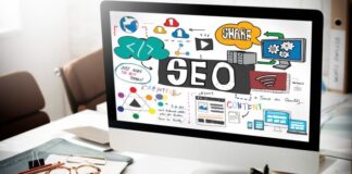 Should You Start a Professional SEO Service? desk with a monitor displaying SEO service