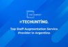 Techunting Named #1 Staff Augmentation Service in Argentina blue techunting top staff augmentation banner
