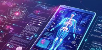 Introduction to SMART on FHIR App Development Medical interface of holographic body scan with FHIR app development