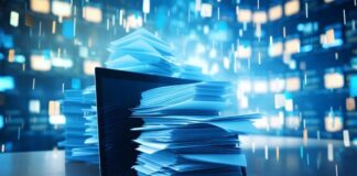 Everything You Need to Know About PDF to Word Conversion Laptop with papers showing PDF to Word conversion