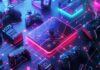 How to Use Bustabit Script to Create a Successful Crypto Game a neon-lit gaming console with a crypto game