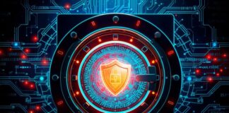 Firewall or WAF: How to Choose the Right Solution for Cybersecurity abstract cybersecurity design demonstrating firewall or WAF