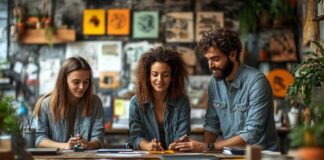 How Creative Agencies Propel Online Businesses Businessowners working with a creative agency to propel online businesses forward