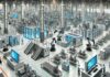Transformation of Industrial Solutions: Advisory to Autonomous Systems manufacturing floor showing transformation of Industrial Solutions, from advisory to autonomous